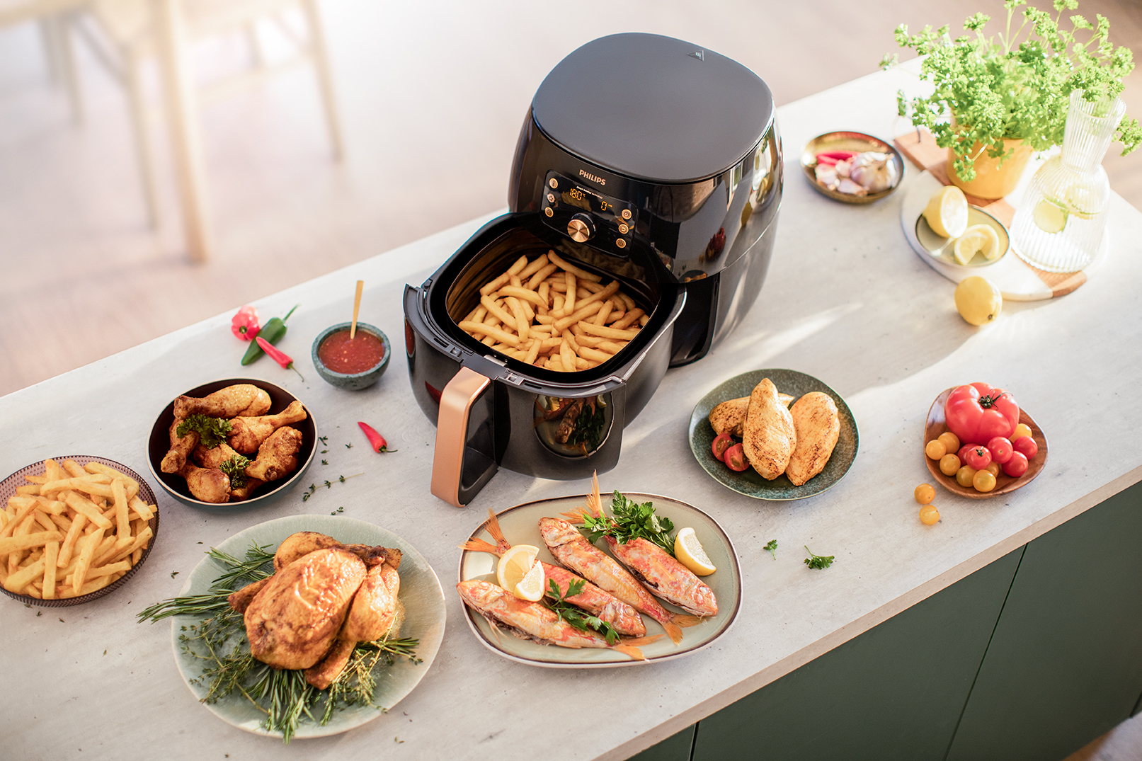 1x een Airfryer XXL van Phillips t.w.v. €299,-
