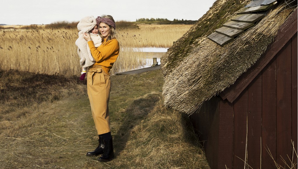 Estavana Polman met haar dochtertje Jesslynn