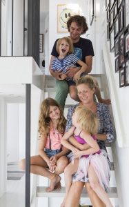Gezin Tamara en Rogier