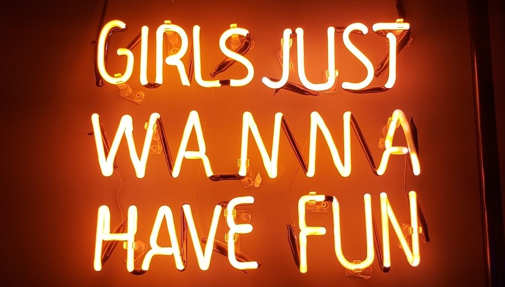 Neon letters