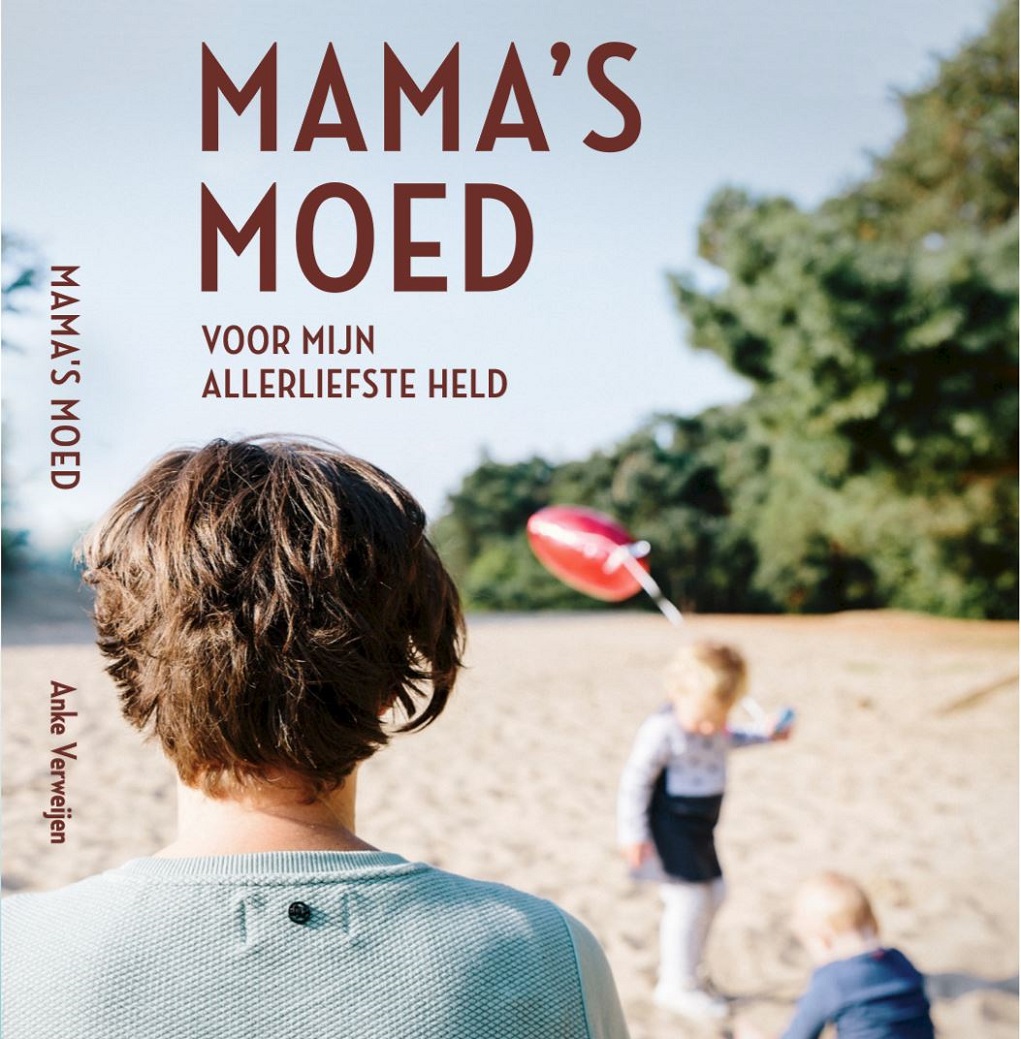 Uitsnede van het omslag van het boek mama's moed van anke van der weijden